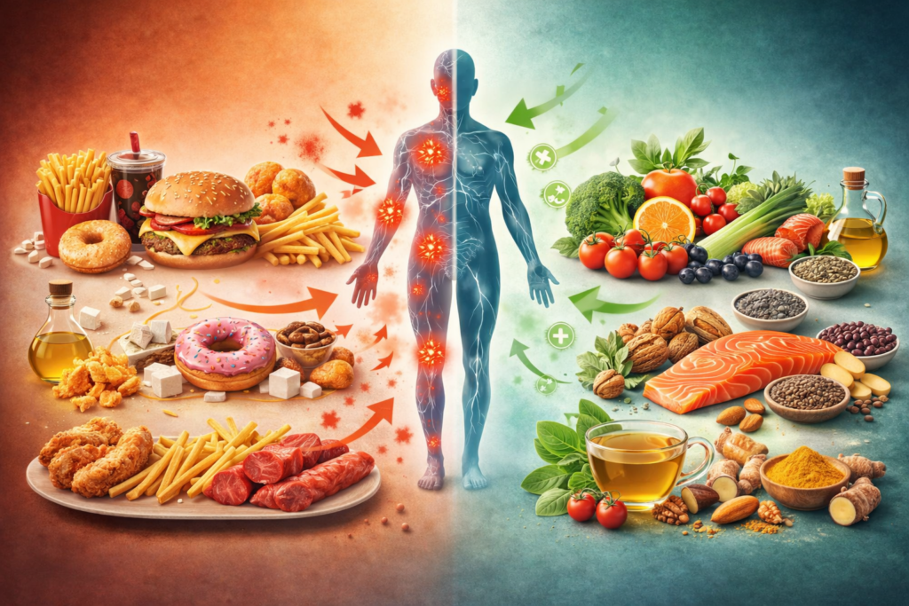 Pro-Inflammatory vs Anti-Inflammatory Diet