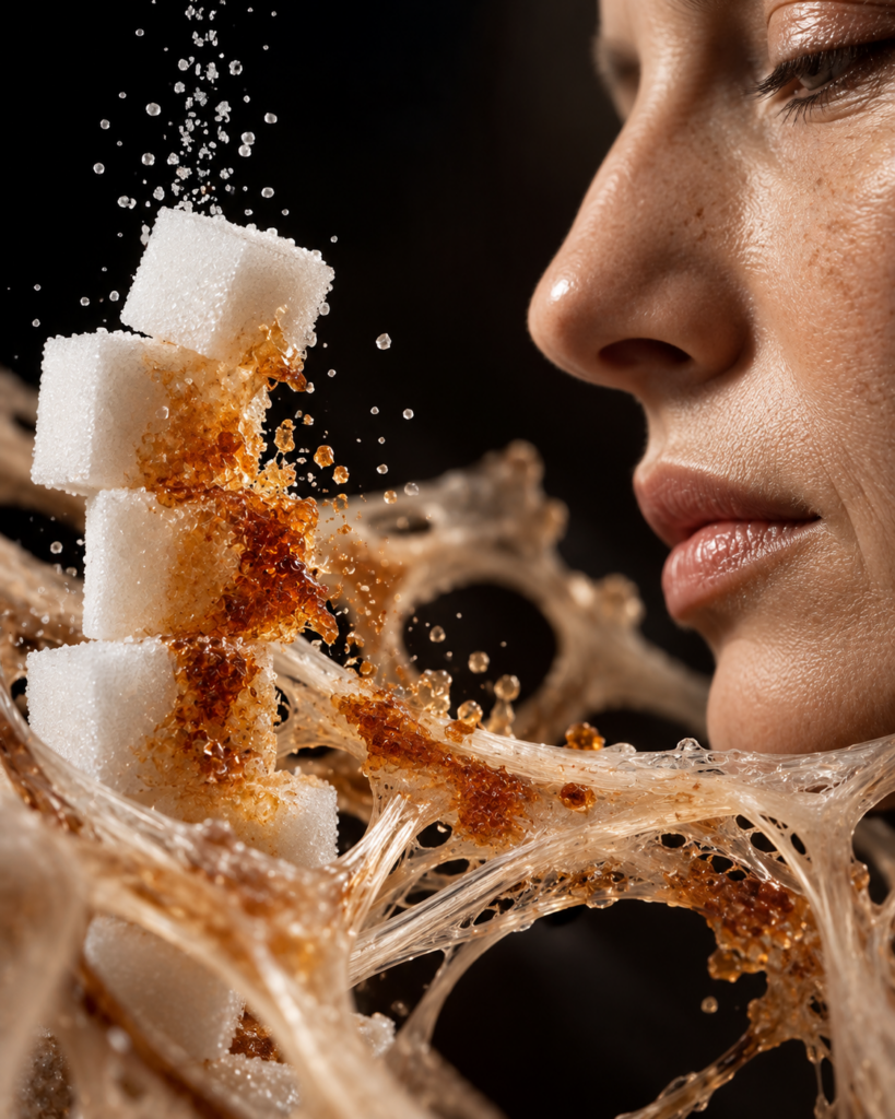GLYCATION & AGEs : LE SUCRE FAIT-IL VRAIMENT VIEILLIR NOTRE COLLAGÈNE ?
